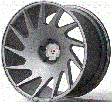 фото диска VISSOL R22 ET20 DIA74,1 PCD:5/120 БЛЕСТЯШИЙ ГРАФИТОВЫЙ