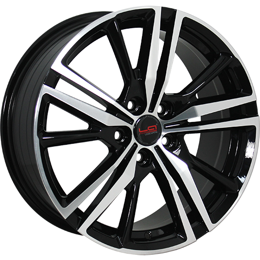 фото диска Replica LA R18 ET55 DIA63,3 PCD:5/108 черный полированный