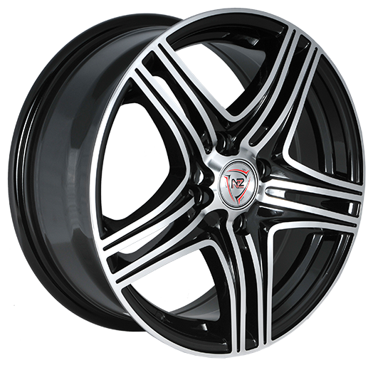 фото диска NZ R16 ET38 DIA67,1 PCD:4/100 черный глянцевый с полировкой