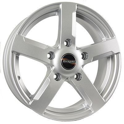 фото диска TECH-LINE R16 ET40 DIA98 PCD:5/139,7 серебро