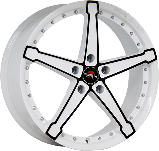фото диска YOKATTA R16 ET26 DIA65,1 PCD:4/108 белый+черный