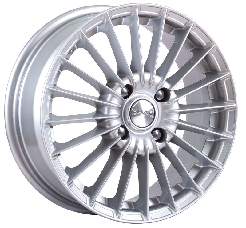 фото диска СКАД R15 ET47,5 DIA63,35 PCD:4/108 серебристый