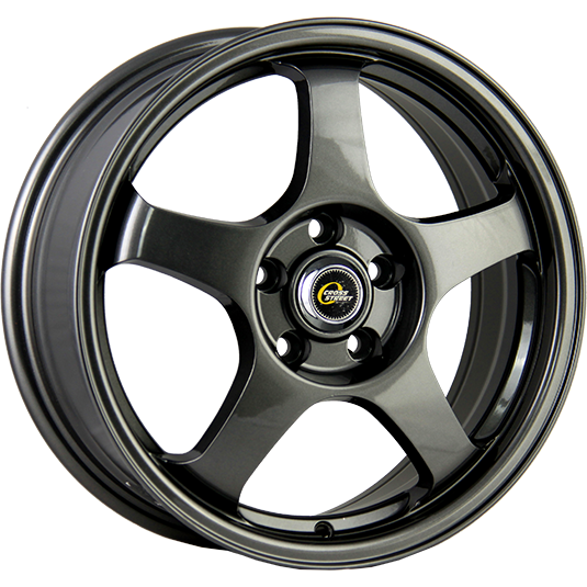 фото диска Cross Street R15 ET48 DIA54,1 PCD:4/100 НАСЫЩЕННЫЙ ТЕМНО-СЕРЫЙ