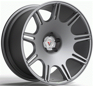 фото диска VISSOL R22 ET38 DIA PCD:5/114,3 БЛЕСТЯШИЙ ГРАФИТОВЫЙ