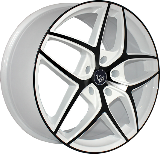 фото диска YST R15 ET50 DIA60,1 PCD:4/100 белый+черный