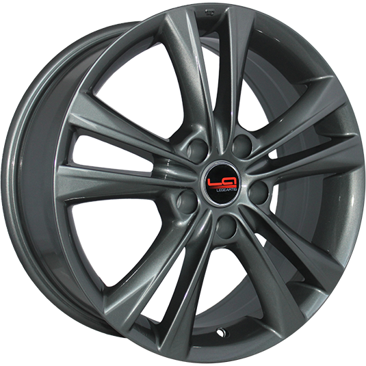 фото диска Replica LA R17 ET39 DIA60,1 PCD:5/114,3 насыщенный темно-серебристый