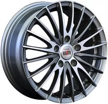 фото диска Alcasta R16 ET50 DIA66,1 PCD:5/114,3 насыщенный темно-серый полированный