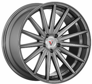 фото диска VISSOL R22 ET42 DIA73,1 PCD:5/114,3 БЛЕСТЯШИЙ ГРАФИТОВЫЙ
