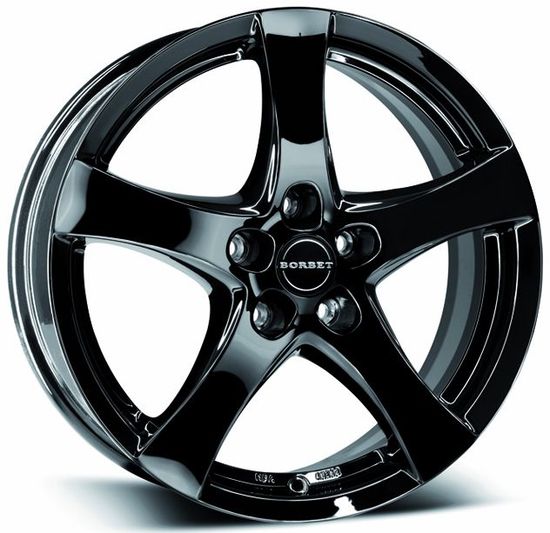фото диска Borbet R16 ET50 DIA72,5 PCD:5/112 Чёрный глянцевый
