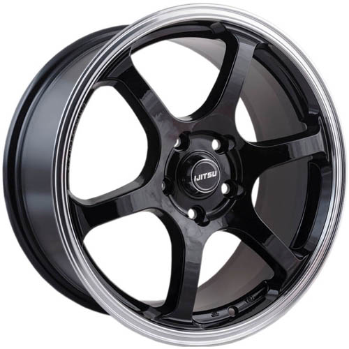 фото диска IJITSU R16 ET35 DIA58,6 PCD:4/98 черный с полировкой обода