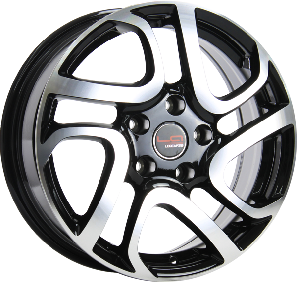 фото диска Replica LA R16 ET36 DIA60,1 PCD:4/100 черный полированный