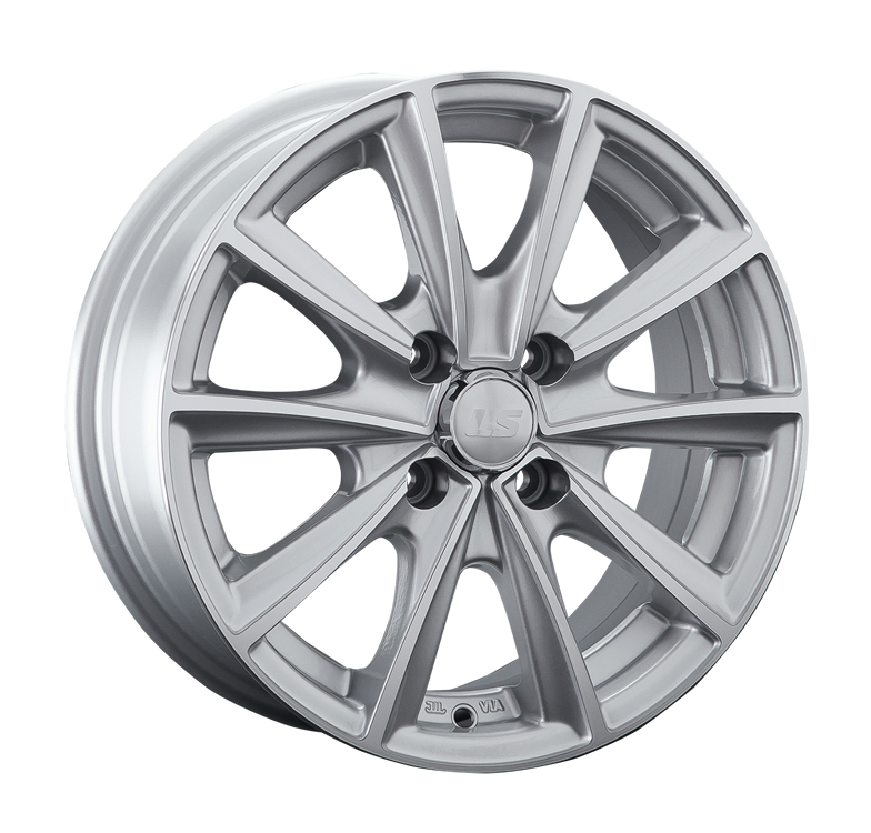 фото диска LS R14 ET35 DIA58,6 PCD:4/98 серебристый полированный