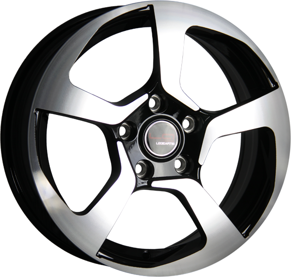 фото диска Replica LA R16 ET36 DIA60,1 PCD:4/100 черный полированный