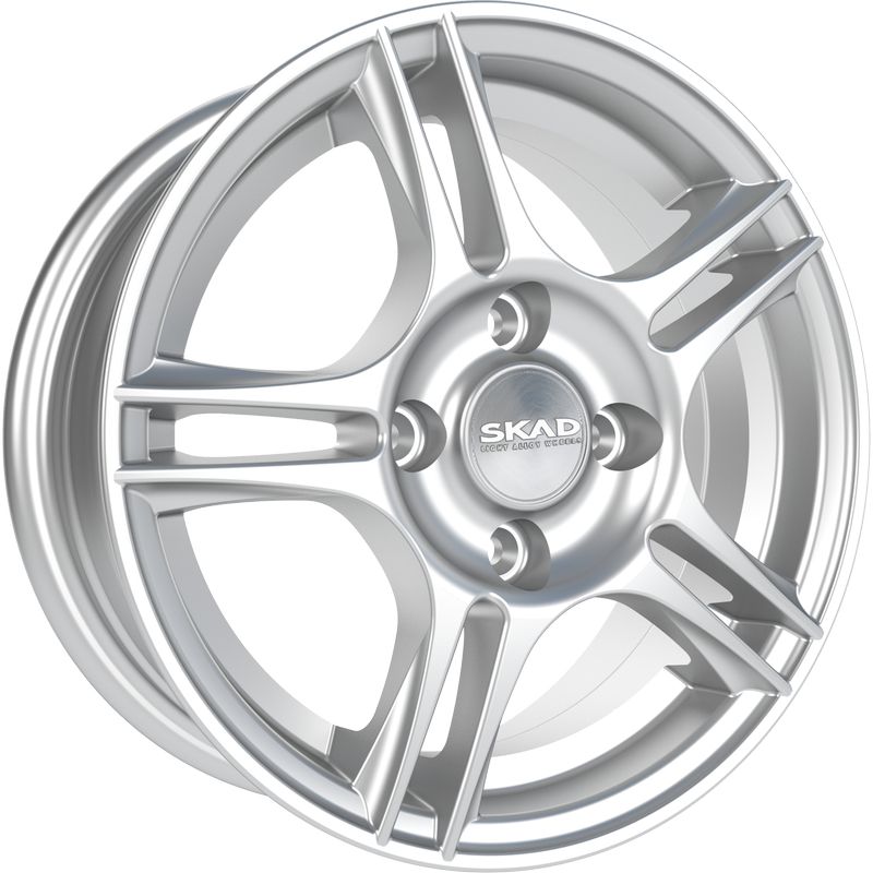 фото диска СКАД R13 ET35 DIA58,6 PCD:4/98 насыщенное серебро