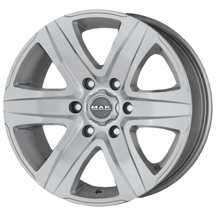 фото диска MAK R16 ET55 DIA93,1 PCD:6/139,7 серебристый